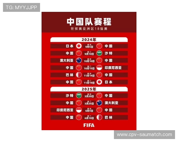 中国队2026世界杯预选赛完整赛程公布及比赛结果实时更新指南